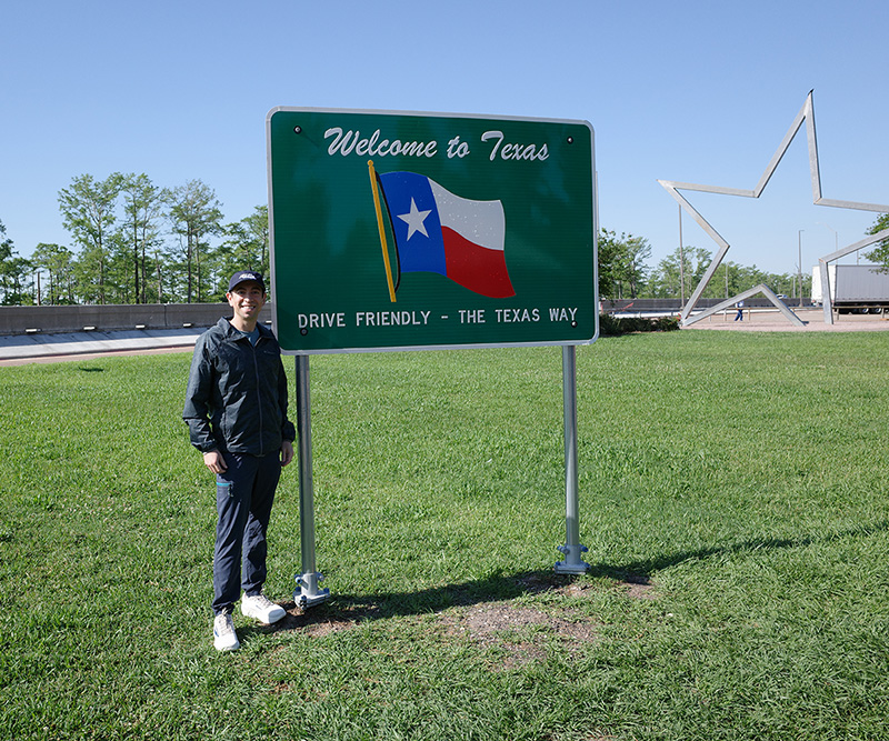 Mike - Walking across Texas